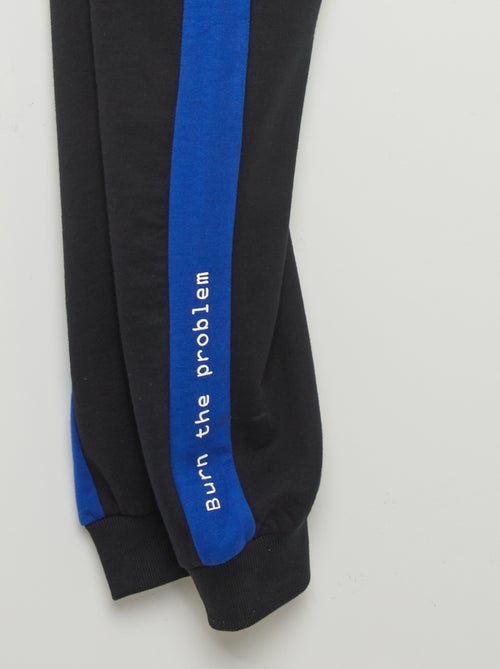 Calças de fato de treino em moletão - Kiabi