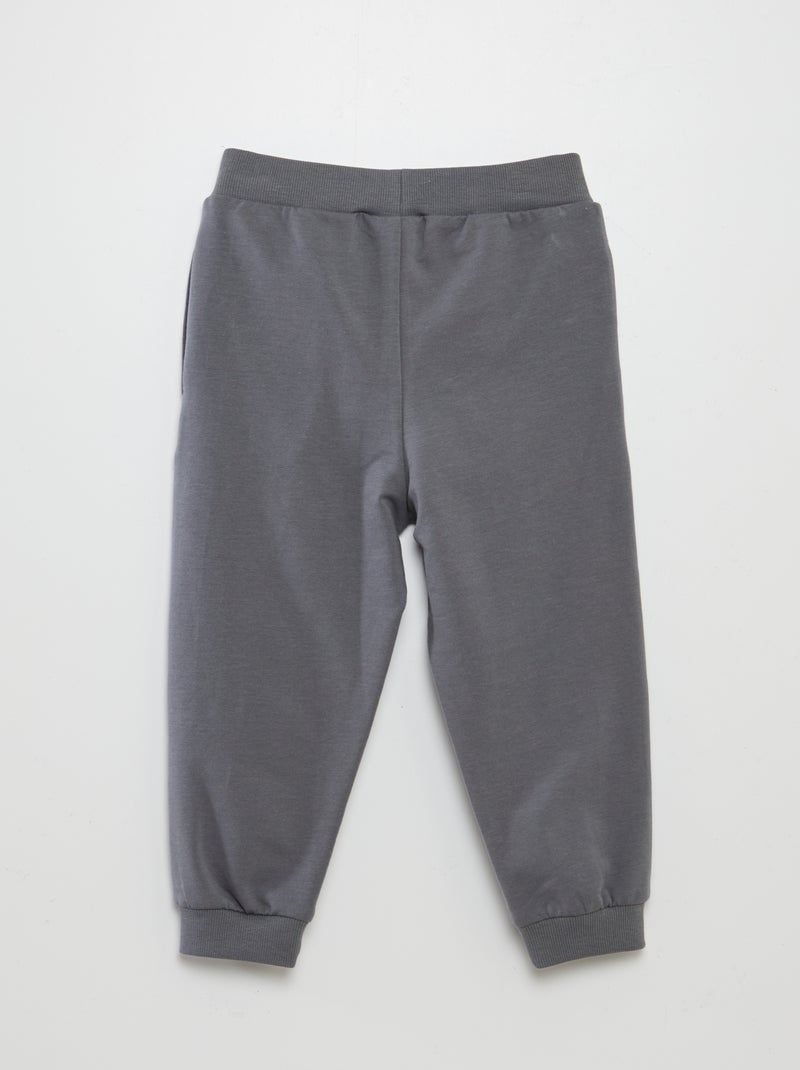 Calças de fato de treino em moletão 'Stitch' CINZA - Kiabi