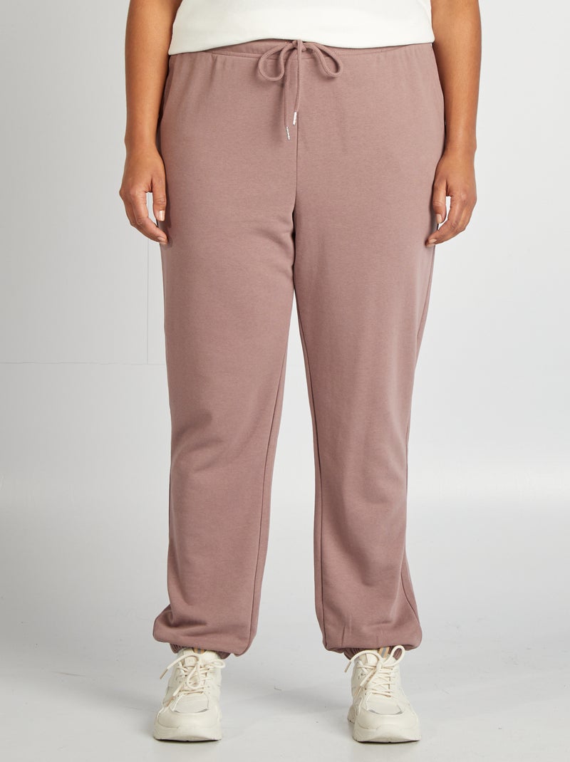 Calças de fato de treino em moletão VIOLETA - Kiabi