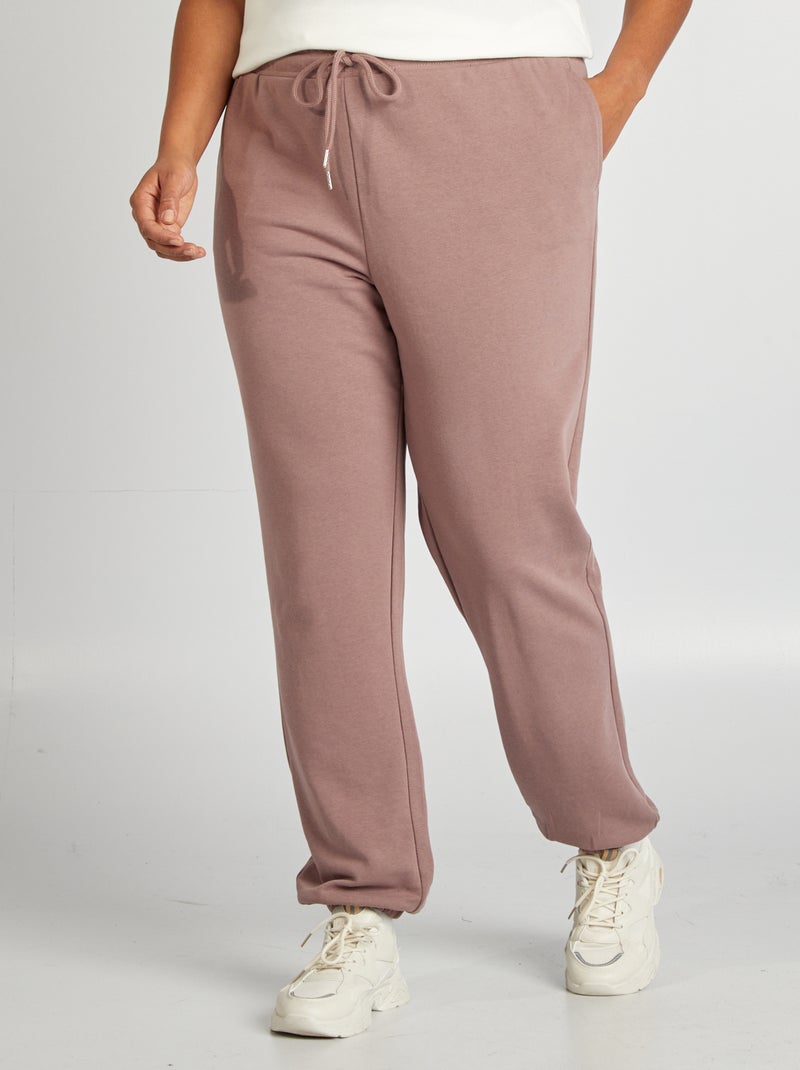 Calças de fato de treino em moletão VIOLETA - Kiabi