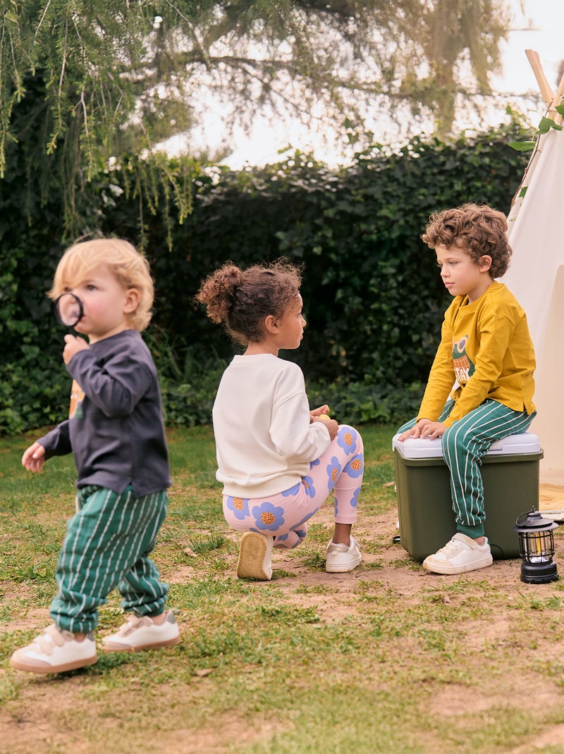 Calças de fato de treino estampadas - Grafik Edition Verde - Kiabi