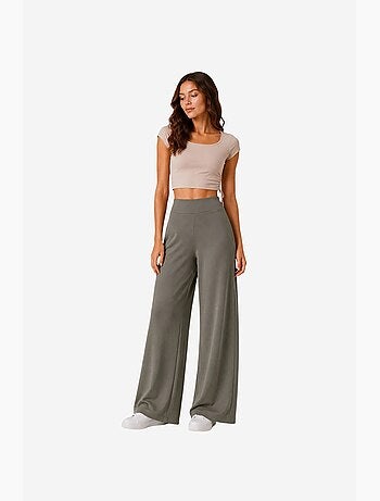 Calças de fato de treino femininas em mistura de viscose tommy