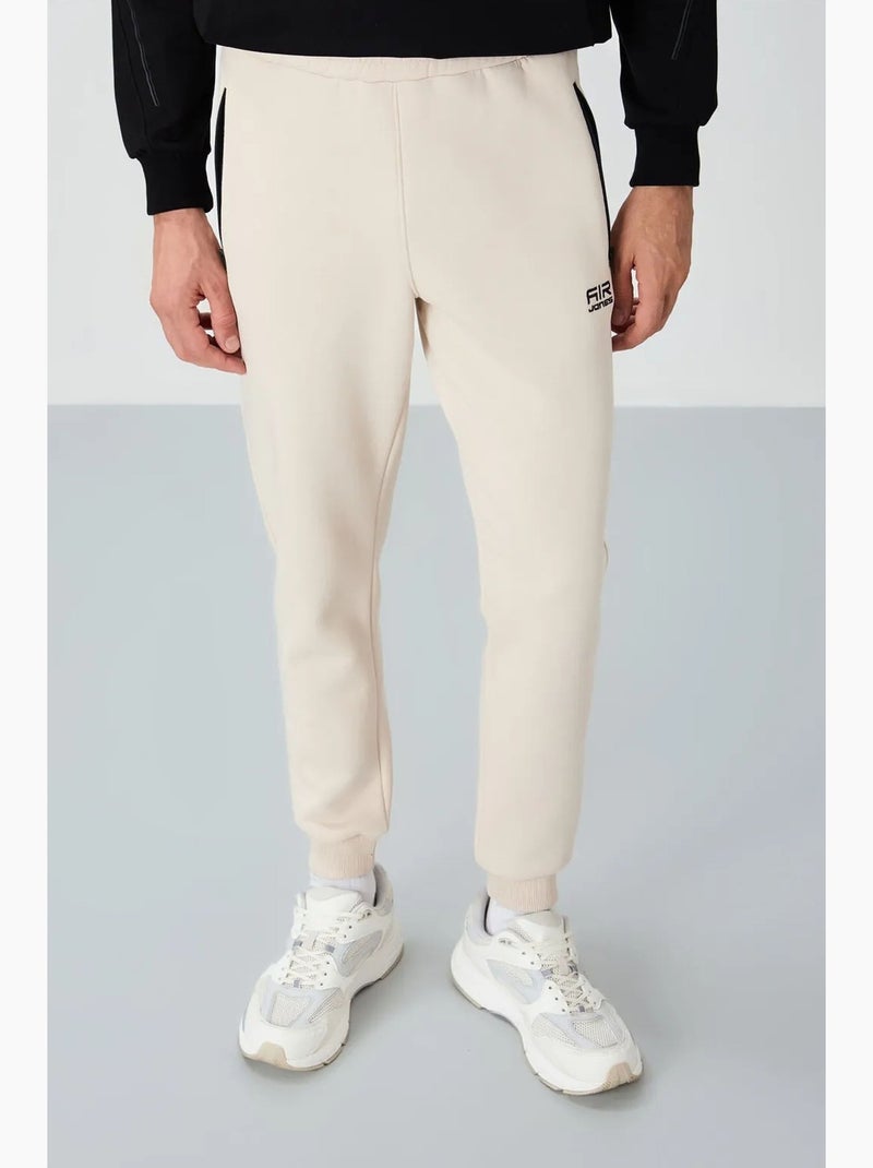 Calças de fato de treino jogger de homem tommy Bege natural - Kiabi