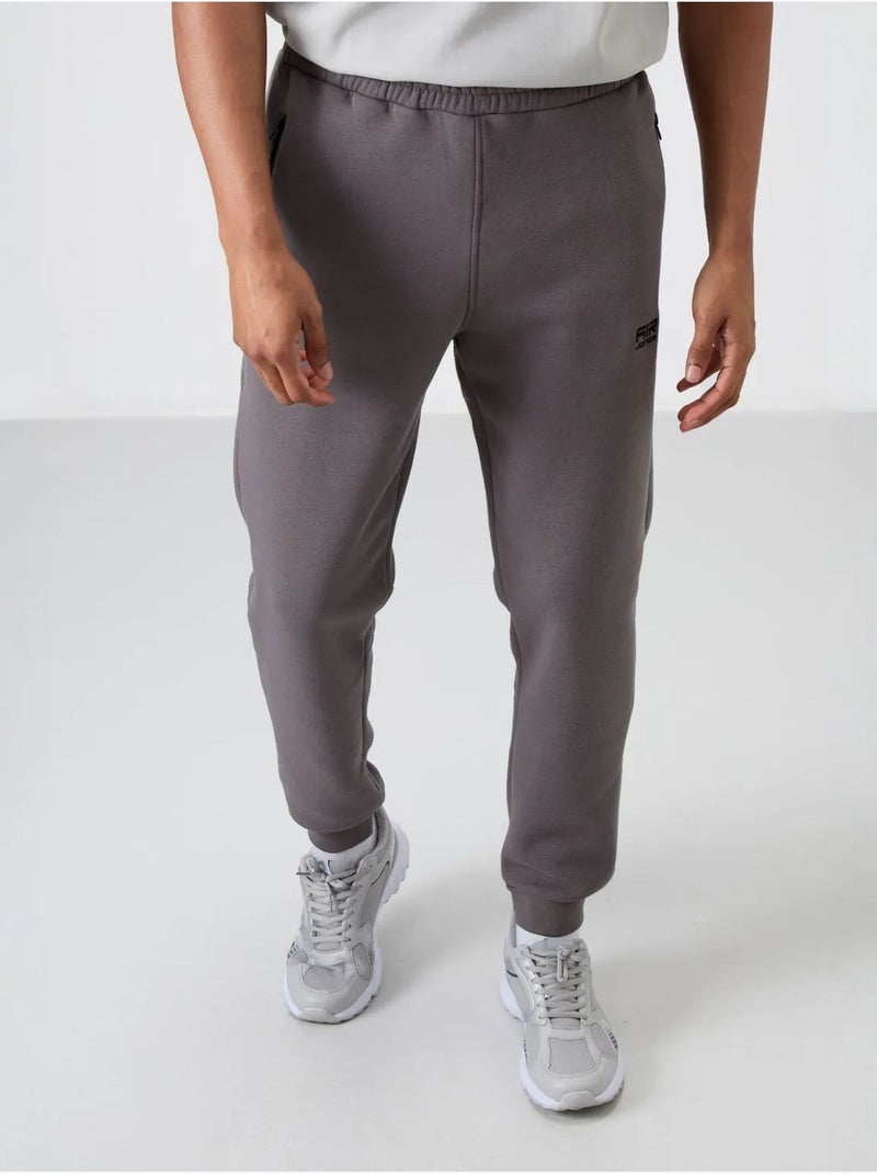 Calças de fato de treino jogger de homem tommy Cinza-preto - Kiabi