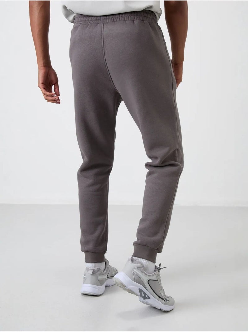 Calças de fato de treino jogger de homem tommy Cinza-preto - Kiabi