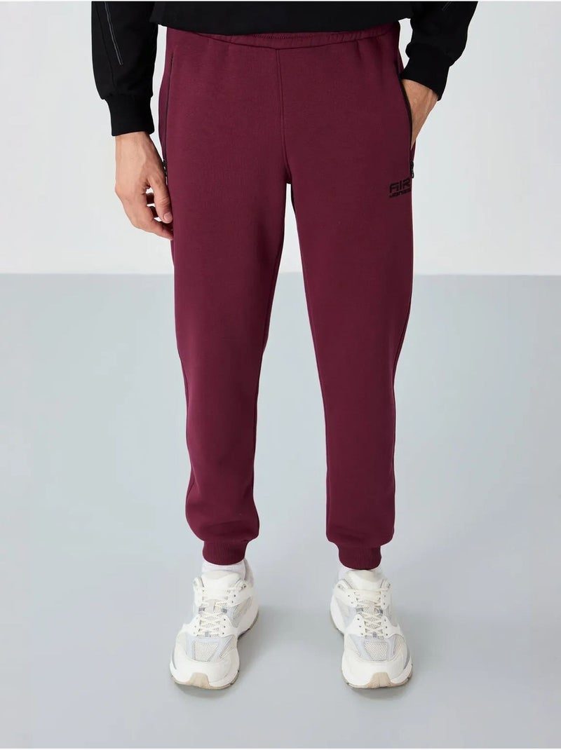 Calças de fato de treino jogger de homem tommy Vermelho bordô - Kiabi