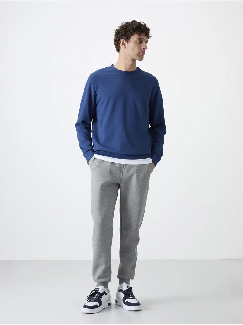 Calças de fato de treino jogger slim para homem tommy Cinza claro - Kiabi