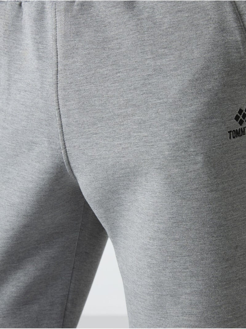 Calças de fato de treino jogger slim para homem tommy Cinza claro - Kiabi