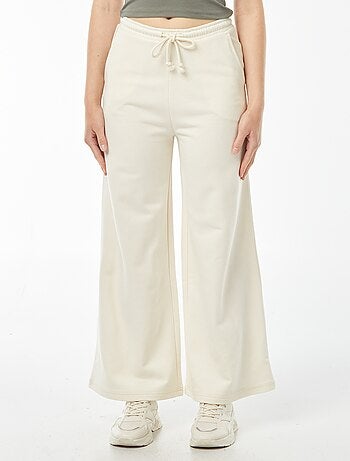 Calças de fato de treino largas