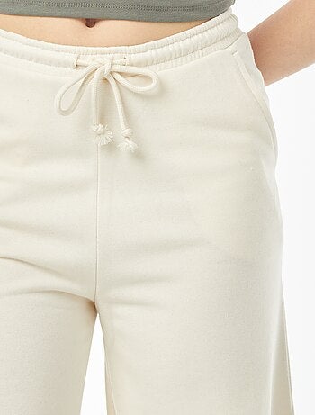 Calças de fato de treino largas