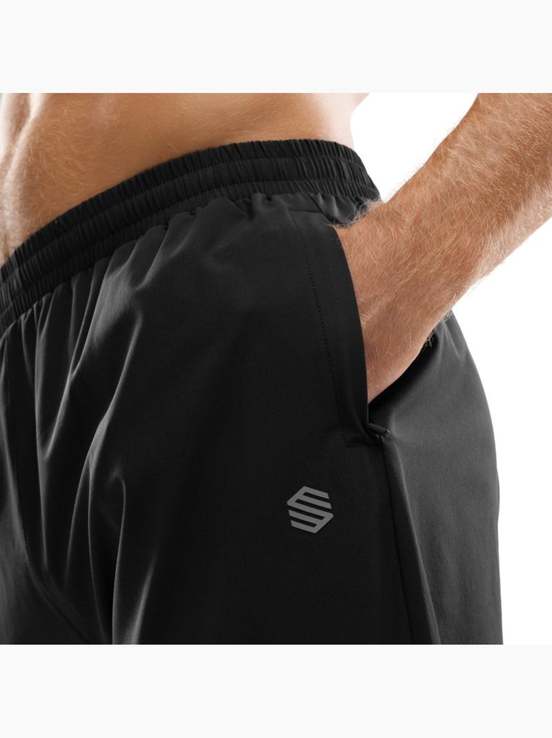 Calças de fato de treino largas para homem Preto - Kiabi