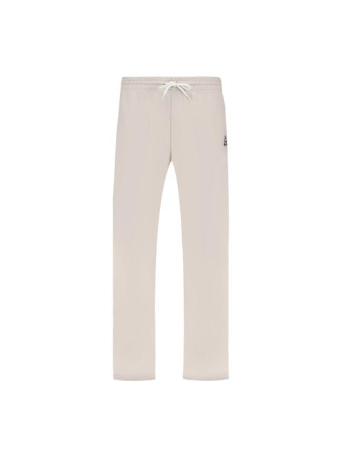 Calças de Fato de Treino Le Coq Sportif Contemporâneas Bege de Perna Larga para Mulher - Kiabi Calças de Fato de Treino Le Coq Sportif Contemporâneas Bege de Perna Larga para Mulher - Kiabi