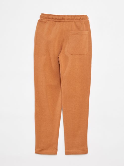 Calças de fato de treino lisas - Corte mais justo - Kiabi