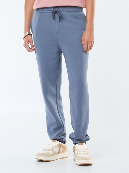 Calças de fato de treino lisas com atilhos para atar na cintura - Kiabi