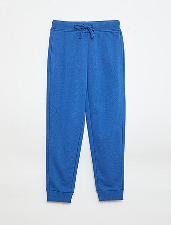 Calças de fato de treino lisas com cós elástico