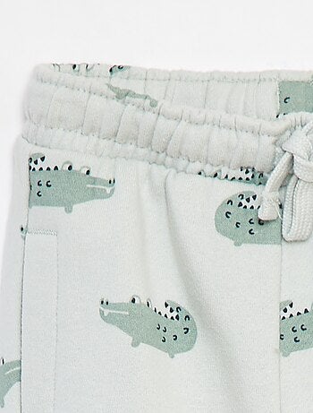 Calças de fato de treino lisas com cós elástico