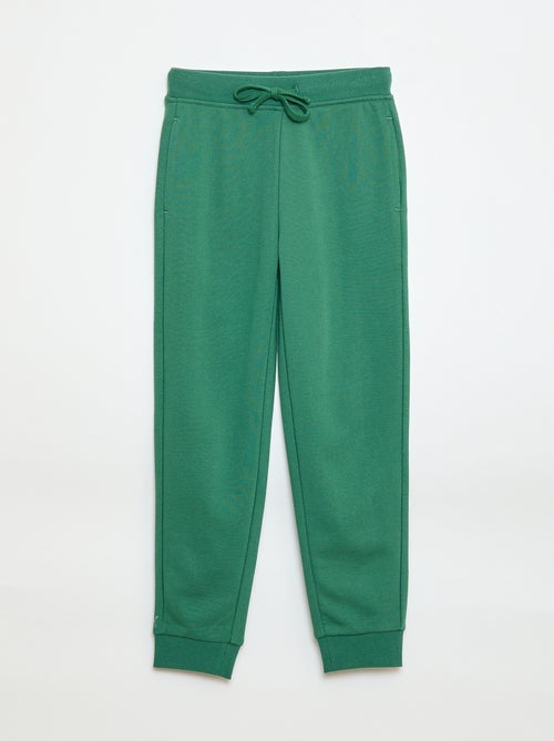 Calças de fato de treino lisas com cós elástico - Kiabi