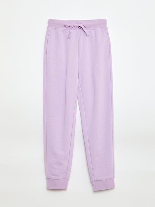 Calças de fato de treino lisas com cós elástico - Kiabi