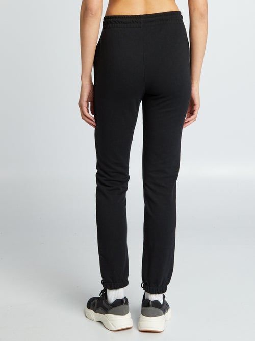 Calças de fato de treino lisas em moletão fino - Kiabi