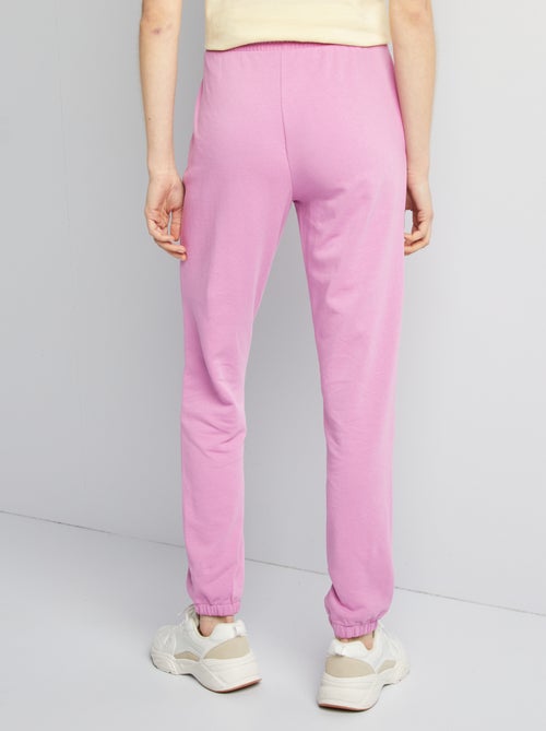 Calças de fato de treino lisas em moletão fino - Kiabi