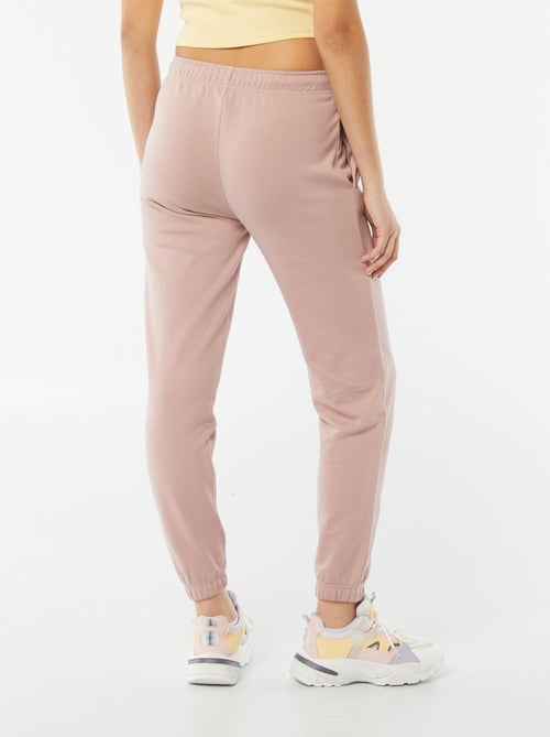 Calças de fato de treino lisas em moletão fino - Kiabi