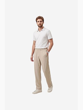 Calças de fato de treino masculinas em mistura de viscose tommy