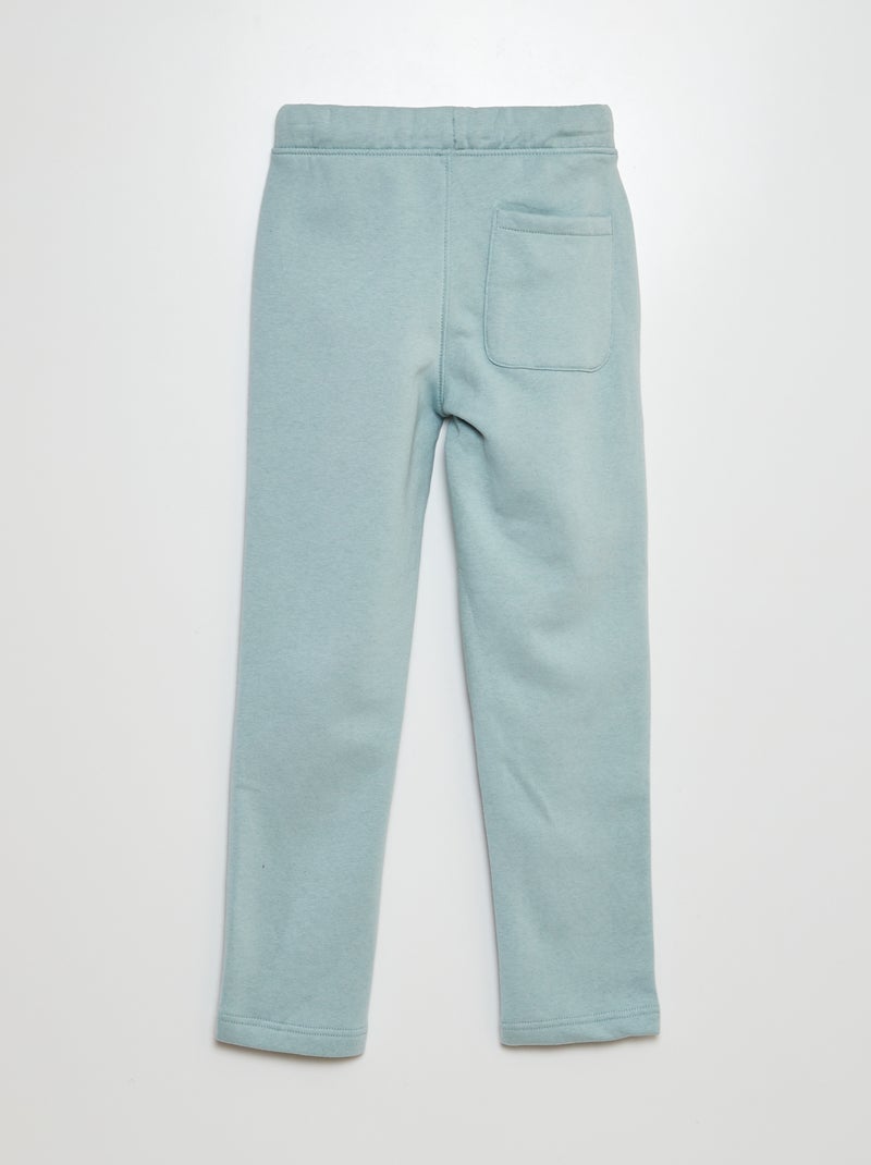 Calças de fato de treino matizadas com cinto ajustável AZUL - Kiabi