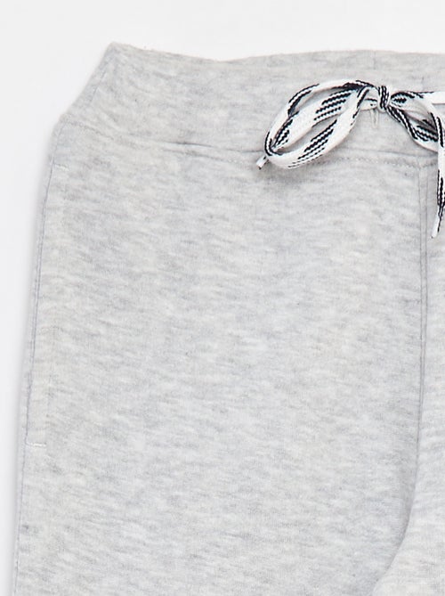 Calças de fato de treino matizadas com cinto ajustável - Kiabi