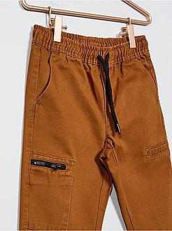 Calças de fato de treino regulares com bolso com fecho - Kiabi