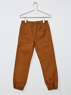 Calças de fato de treino regulares com bolso com fecho - Kiabi