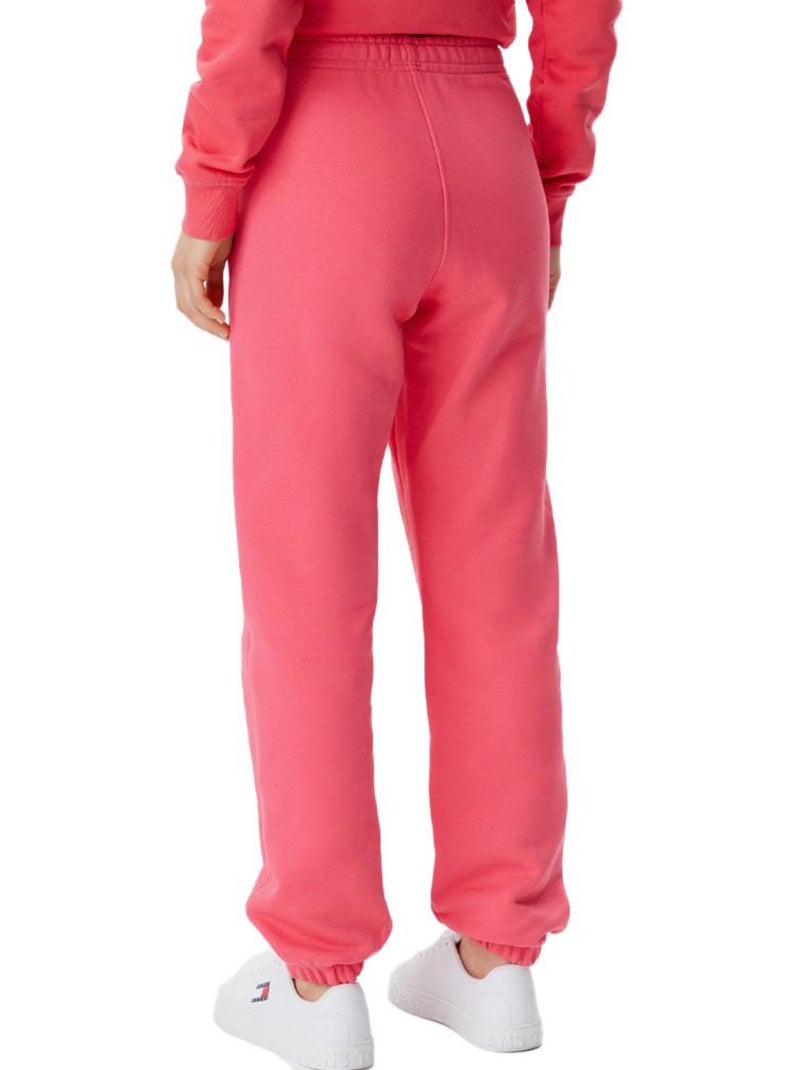 Calças de Fato de Treino Rosa Tommy Jeans com Crachá para Mulher Rosa - Kiabi