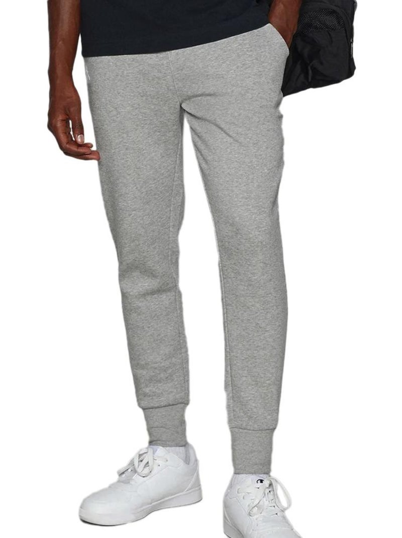 Calças de fato de treino slim kappa zippo com logótipo para homem Cinza-prateado - Kiabi