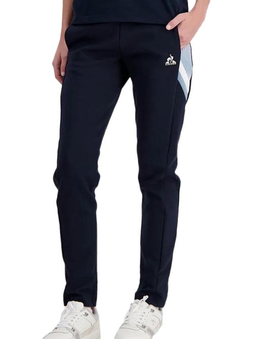 Calças de Fato de Treino Slim Le Coq Sportif N°1 para Mulher Azul-Marinho - Kiabi Calças de Fato de Treino Slim Le Coq Sportif N°1 para Mulher Azul-Marinho - Kiabi