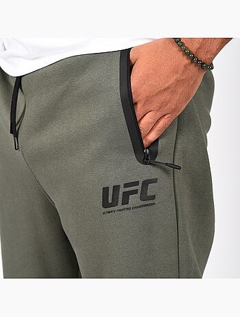 Calças de fato de treino ufc homem cáqui calças desporto training fitness