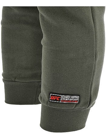 Calças de fato de treino ufc homem cáqui calças desporto training fitness