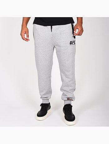 Calças de fato de treino ufc homem cinzento streetwear treino