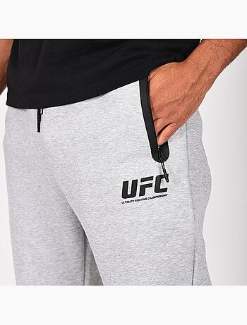Calças de fato de treino ufc homem cinzento streetwear treino