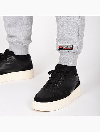 Calças de fato de treino ufc homem cinzento streetwear treino