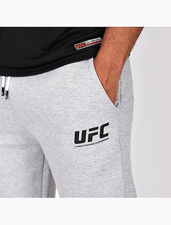 Calças de fato de treino ufc homem cinzento streetwear treino