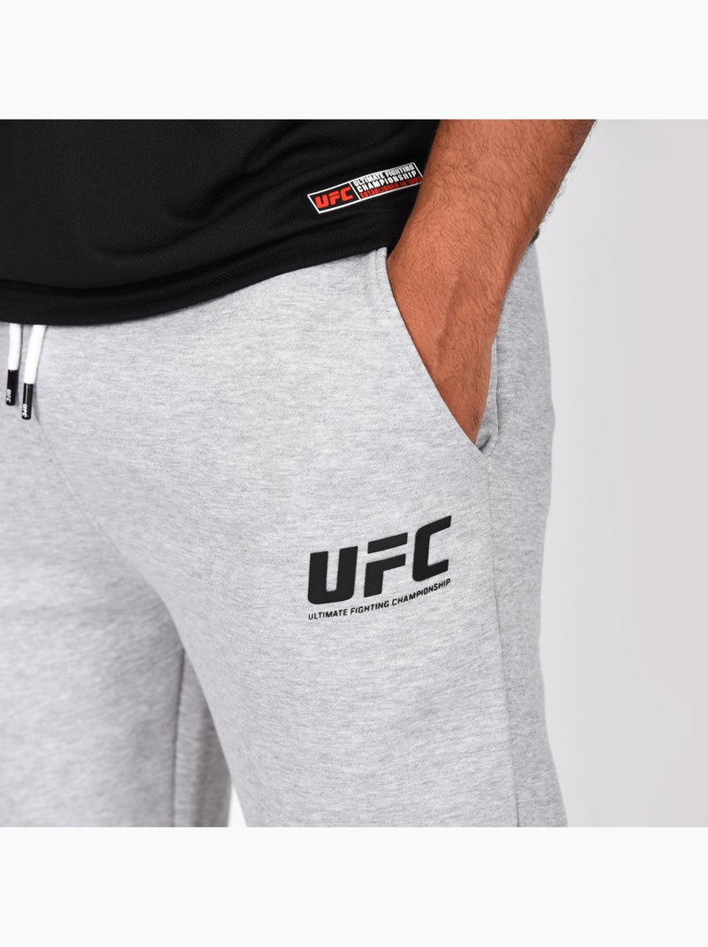 Calças de fato de treino ufc homem cinzento streetwear treino Cinza - Kiabi