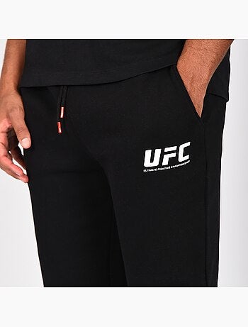 Calças de fato de treino ufc homem preto calças desporto training fitness