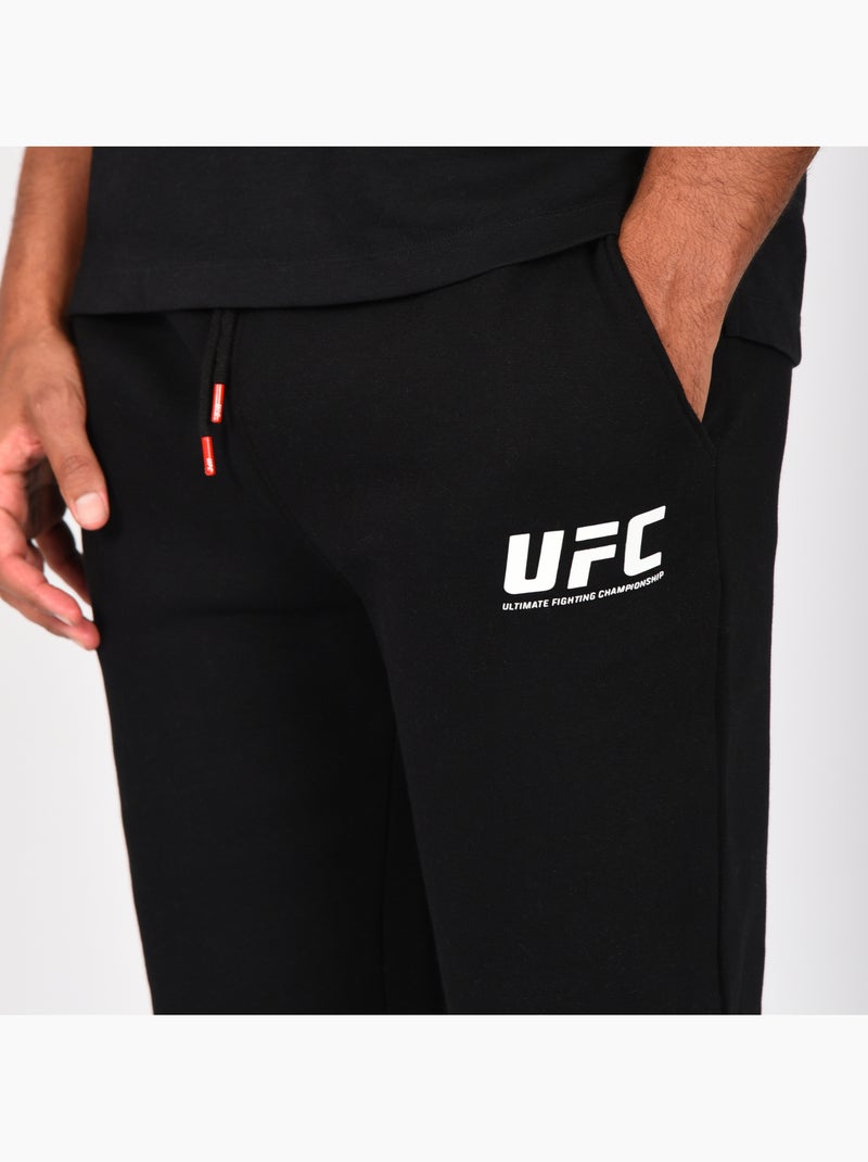 Calças de fato de treino ufc homem preto calças desporto training fitness Preto - Kiabi