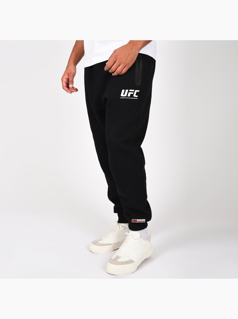 Calças de fato de treino ufc homem preto calças desporto training fitness Preto - Kiabi
