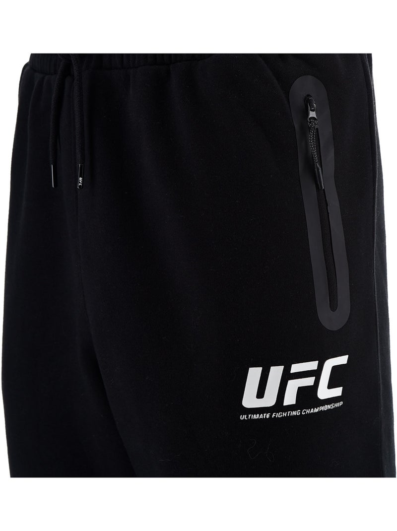 Calças de fato de treino ufc homem preto calças desporto training fitness Preto - Kiabi