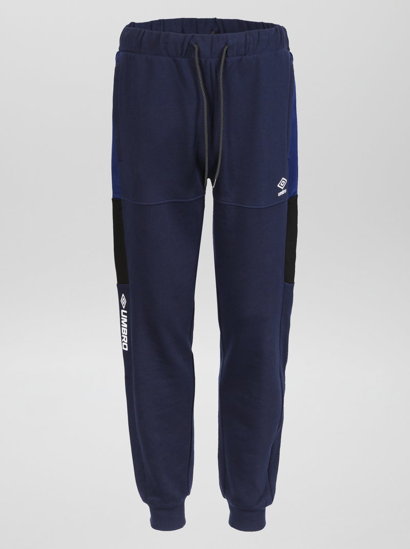 Calças de fato de treino 'Umbro' em moletão AZUL - Kiabi