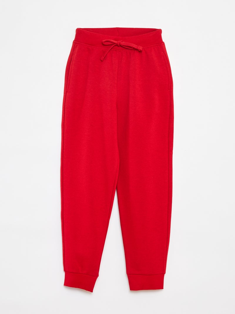 Calças de fato de treino Vermelho - Kiabi