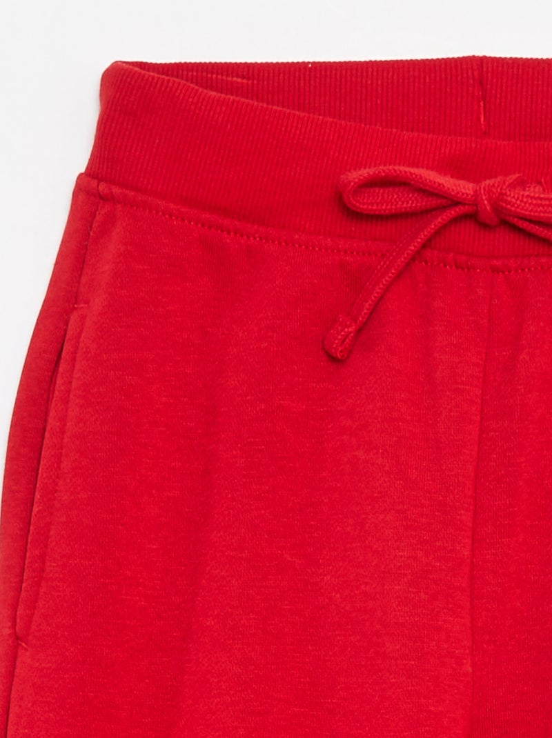 Calças de fato de treino Vermelho - Kiabi