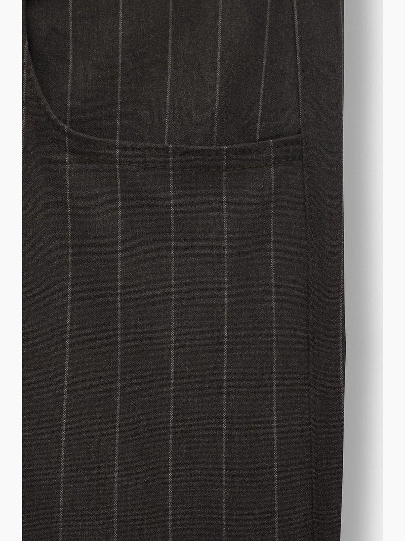 Calças de fato giesto Cinza-preto - Kiabi