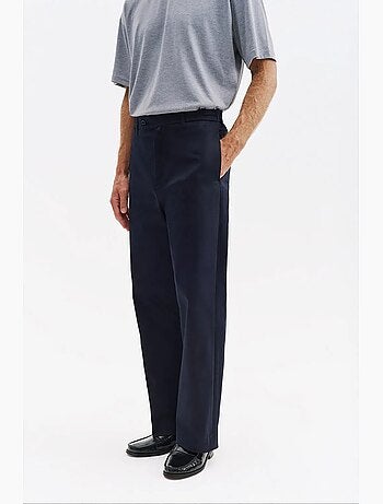 Calças de fato masculinas em algodão-lycra giesto