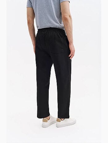 Calças de fato masculinas em algodão stretch giesto